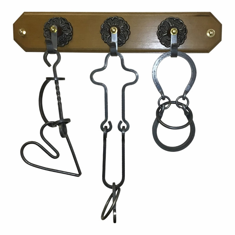 3 Hook Wall Rack with 3 Puzzles