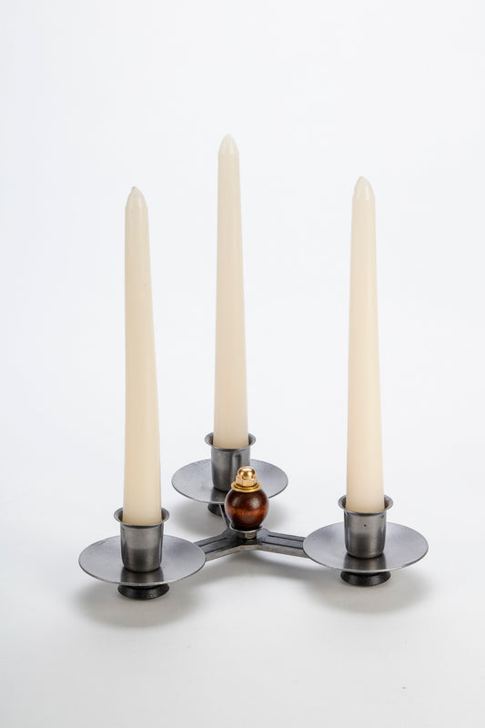 2" Low Profile 3 Candle Holder