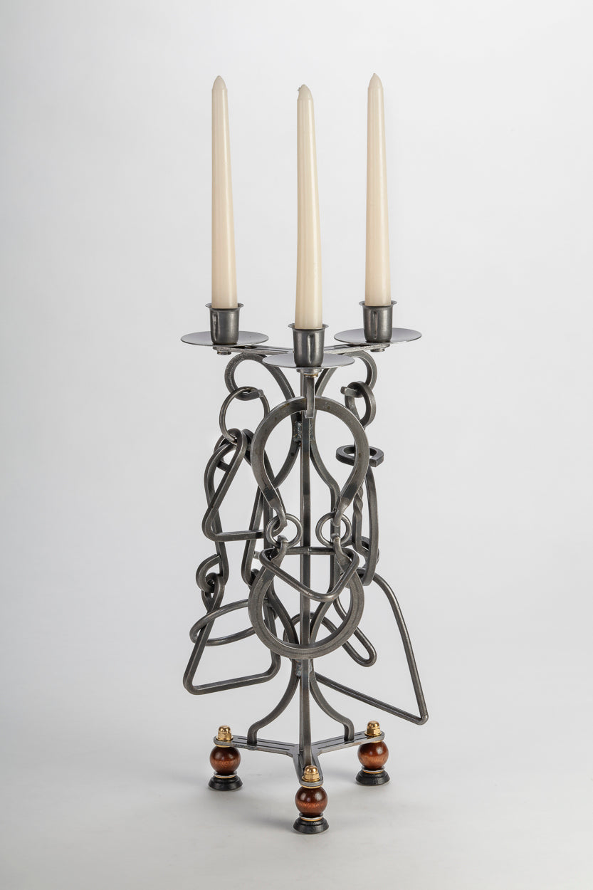 TRIPLE STAND 3 CANDLEHOLDER